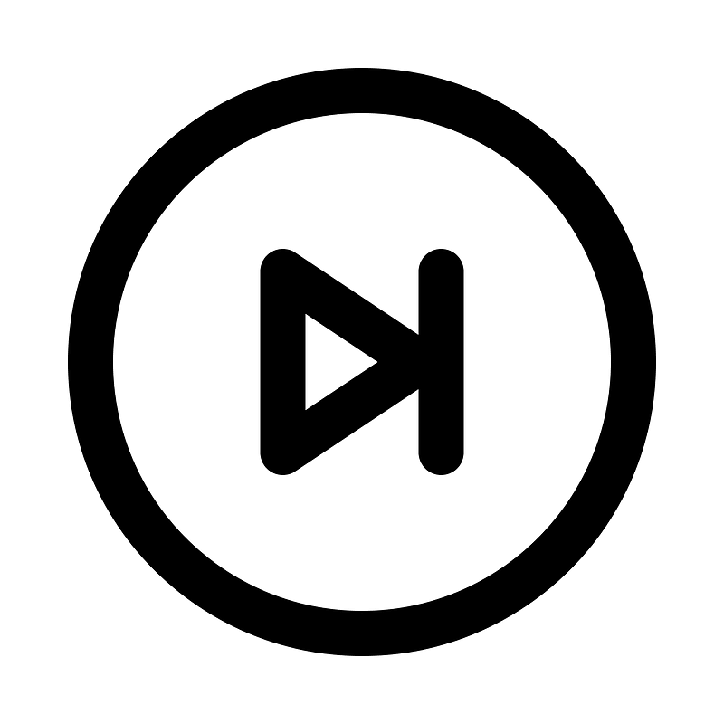 Skip-forward-circle icon. Free download transparent .PNG | Creazilla