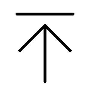 Arrow-line-up icon. Free download transparent .PNG | Creazilla