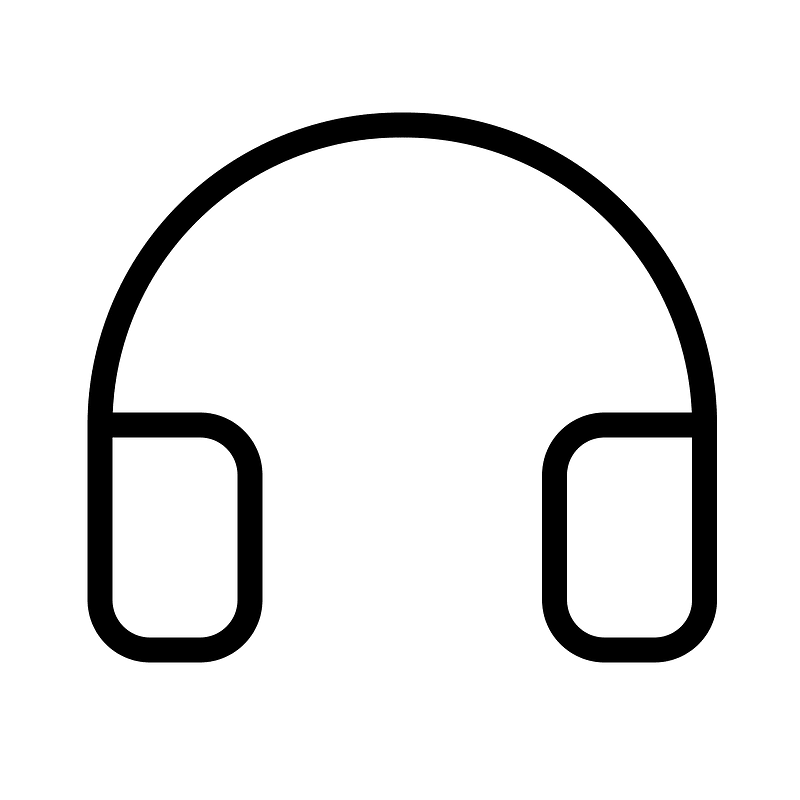 Headphones icon. Free download transparent .PNG Creazilla