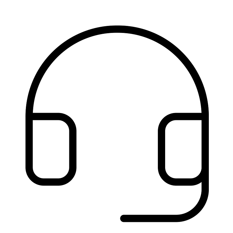 Headset icon. Free download transparent .PNG Creazilla