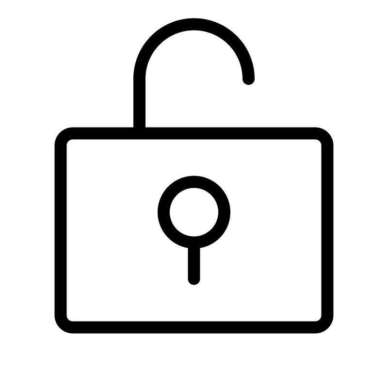 Lockkeyopen icon. Free download transparent .PNG Creazilla