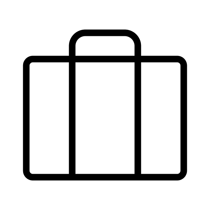 Suitcase icon. Free download transparent .PNG Creazilla