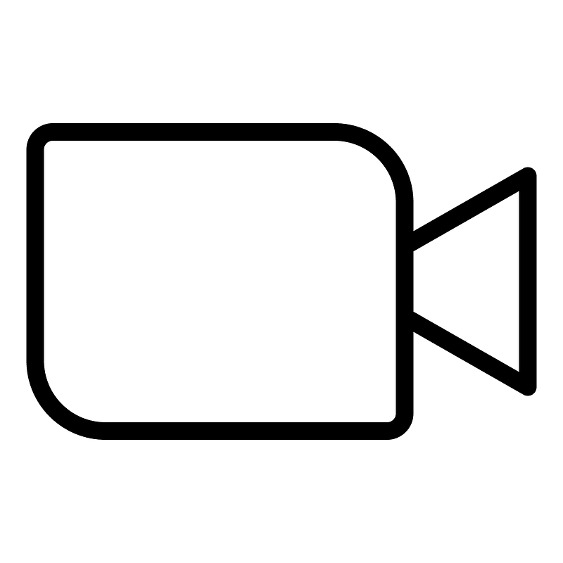 Videocamera icon. Free download transparent .PNG Creazilla