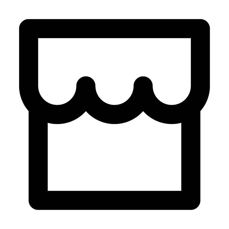 Store icon. Free download transparent .PNG Creazilla