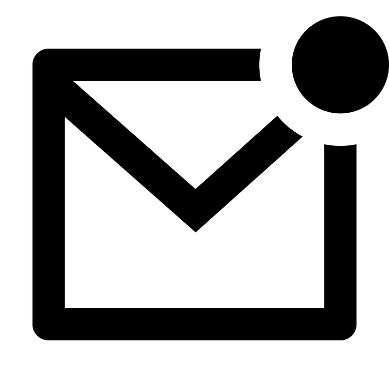 Mailunread icon. Free download transparent .PNG Creazilla