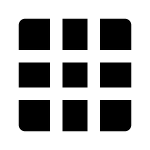 Grid icon. Free download transparent .PNG | Creazilla