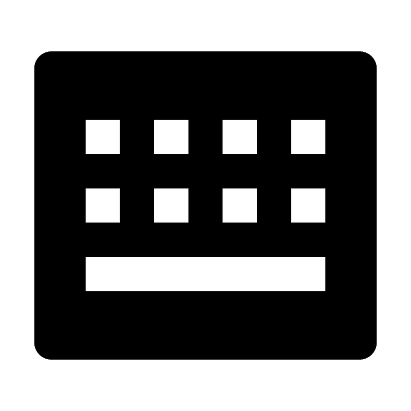 Keyboardbox icon. Free download transparent .PNG Creazilla