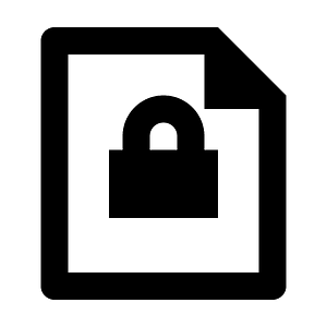 File-lock icon. Free download transparent .PNG | Creazilla