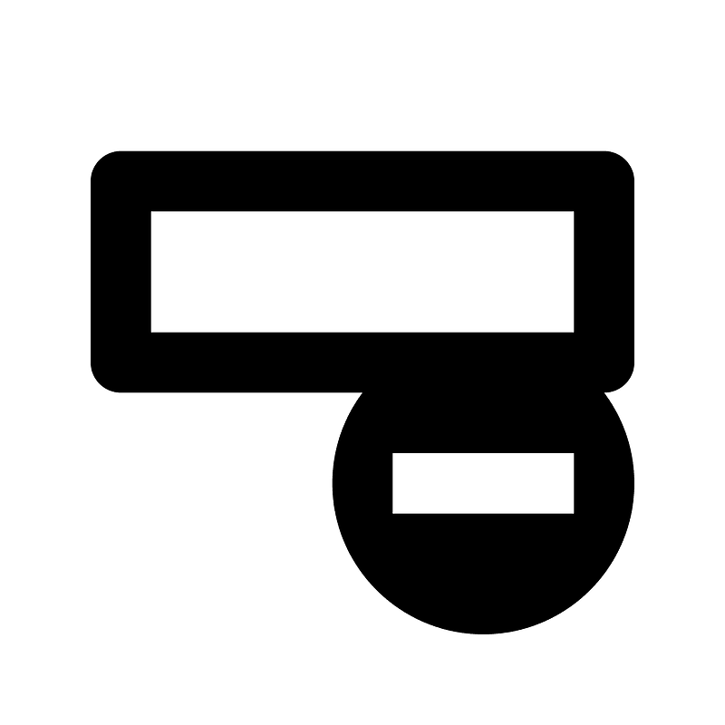 Delete-row icon. Free download transparent .PNG | Creazilla