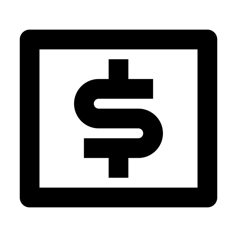 Moneydollarbox icon. Free download transparent .PNG Creazilla