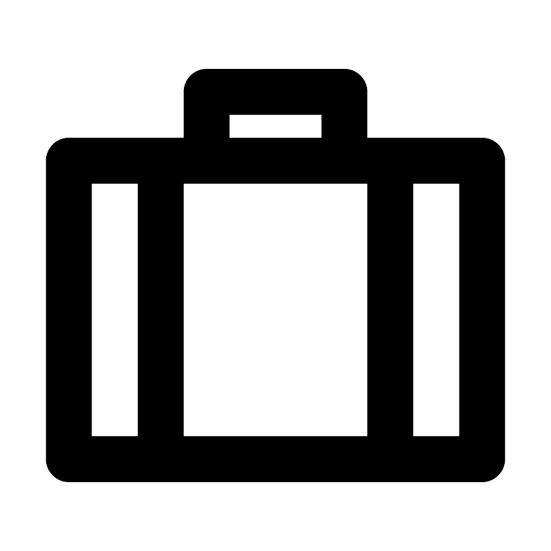 Suitcase icon. Free download transparent .PNG Creazilla