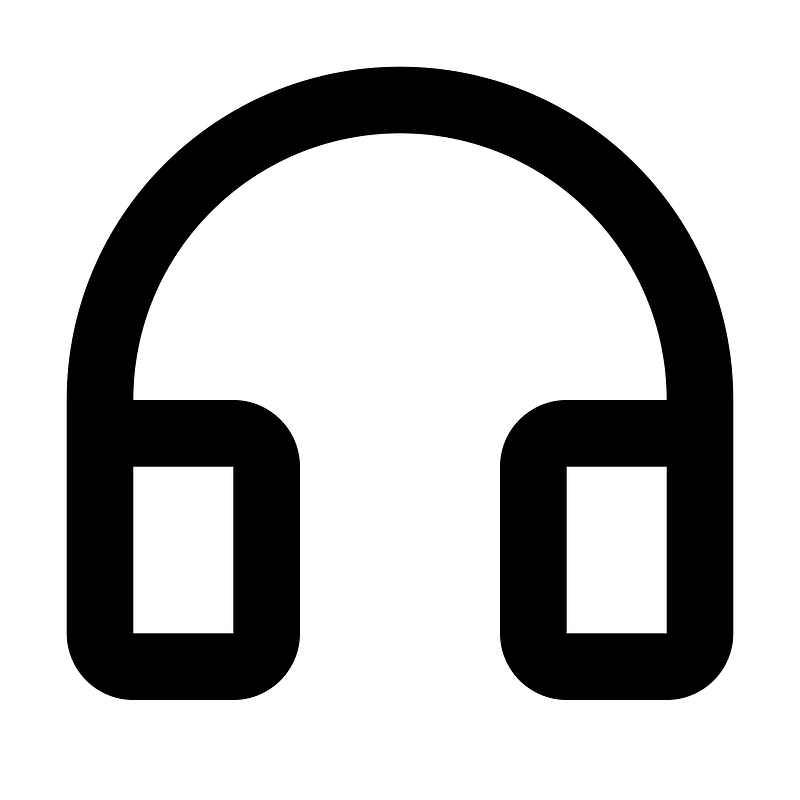 Headphone icon. Free download transparent .PNG Creazilla