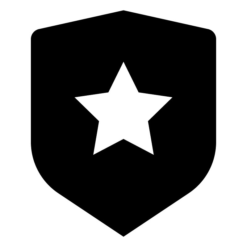 Shieldstar icon. Free download transparent .PNG Creazilla