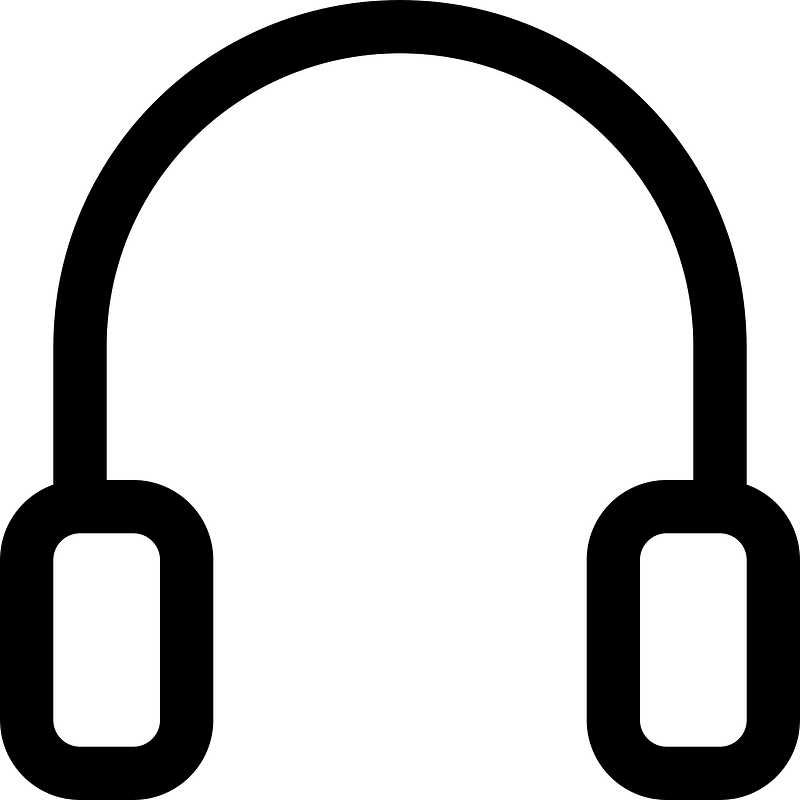 Headphones icon. Free download transparent .PNG Creazilla