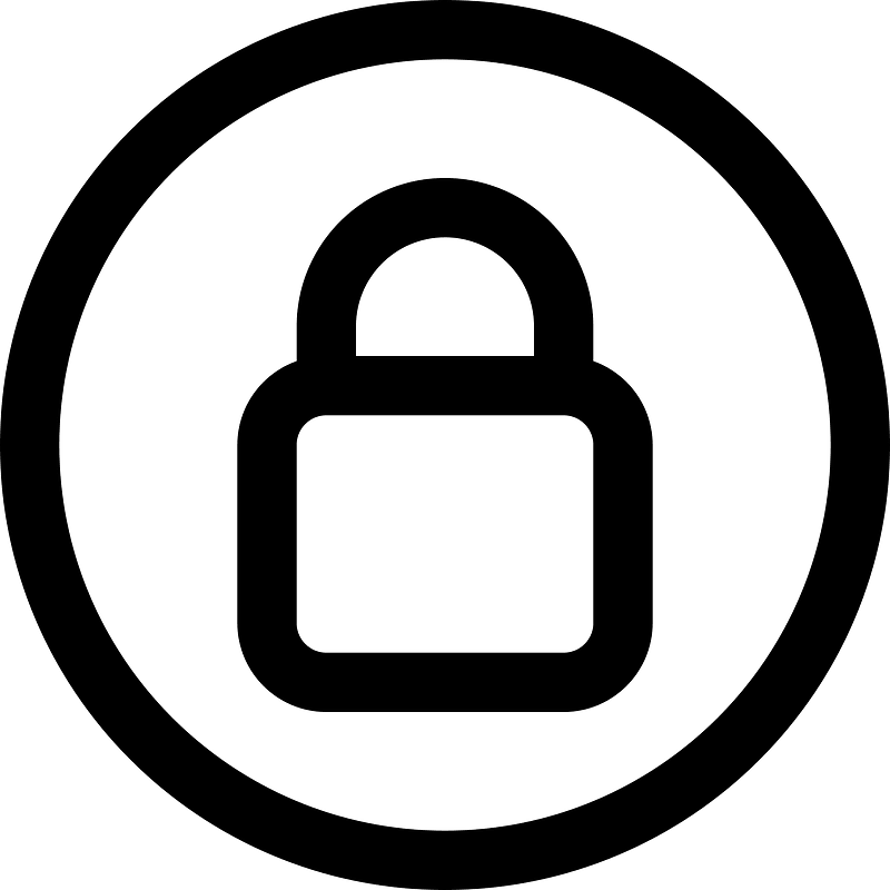 Lockcircle icon. Free download transparent .PNG Creazilla