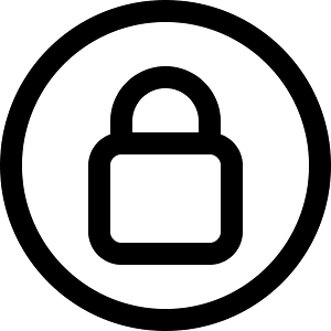 Lock-circle icon. Free download transparent .PNG | Creazilla