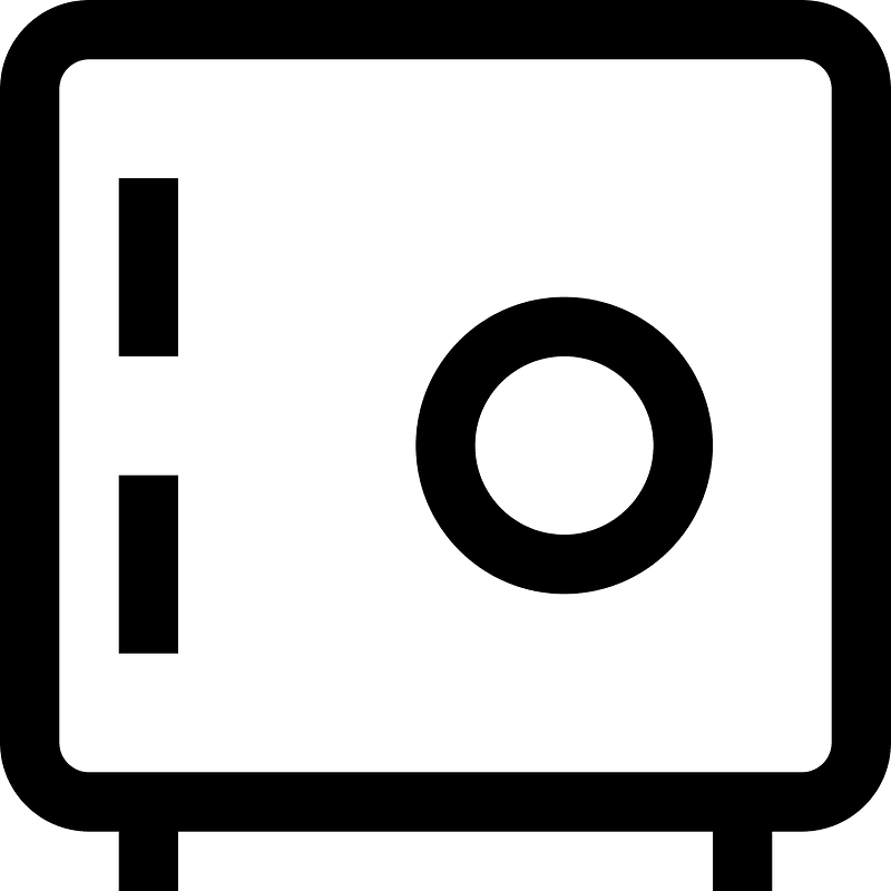 Safe icon. Free download transparent .PNG Creazilla