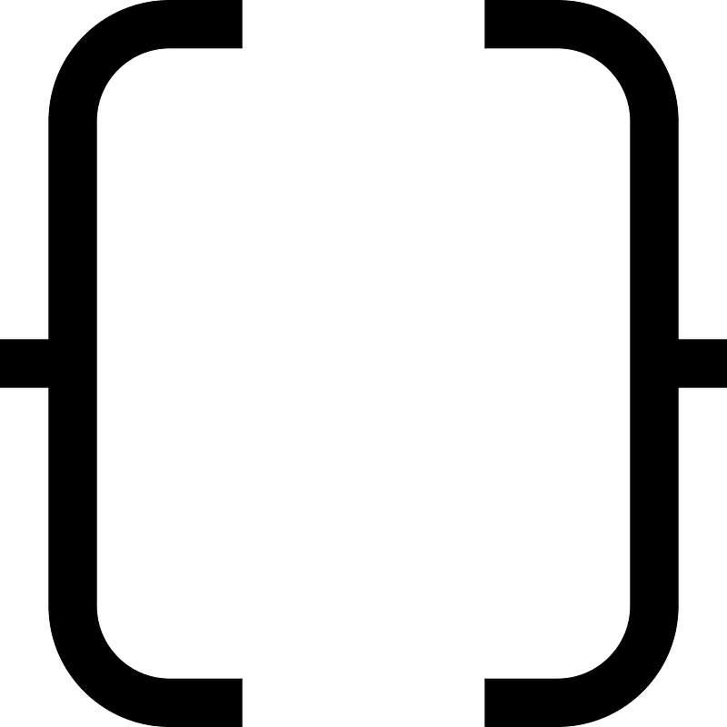 Bracket icon. Free download transparent .PNG | Creazilla