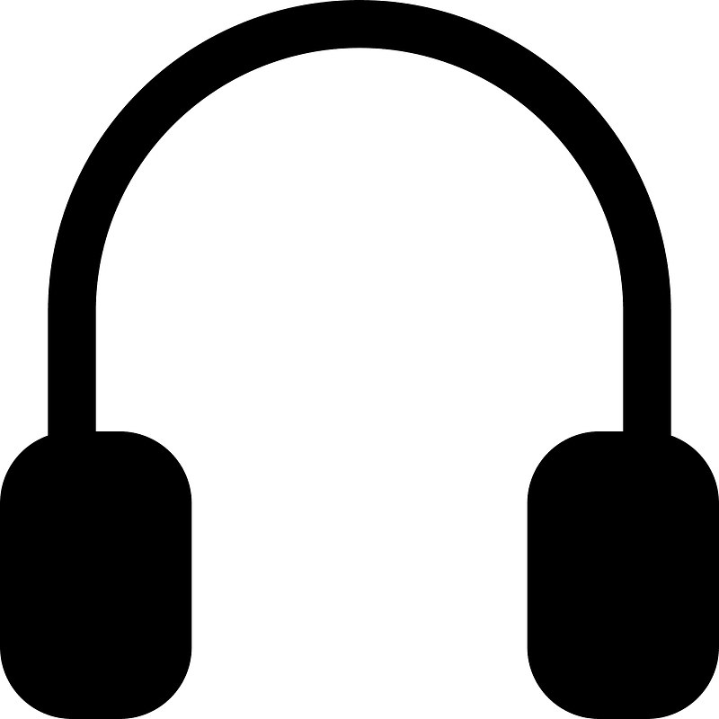 Headphones icon. Free download transparent .PNG Creazilla