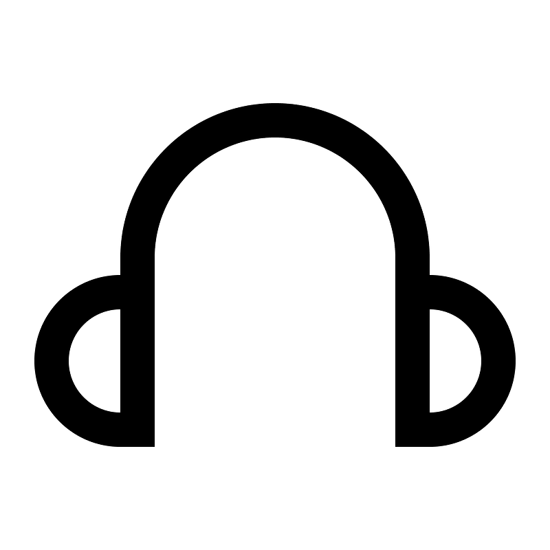 Headphones icon. Free download transparent .PNG Creazilla