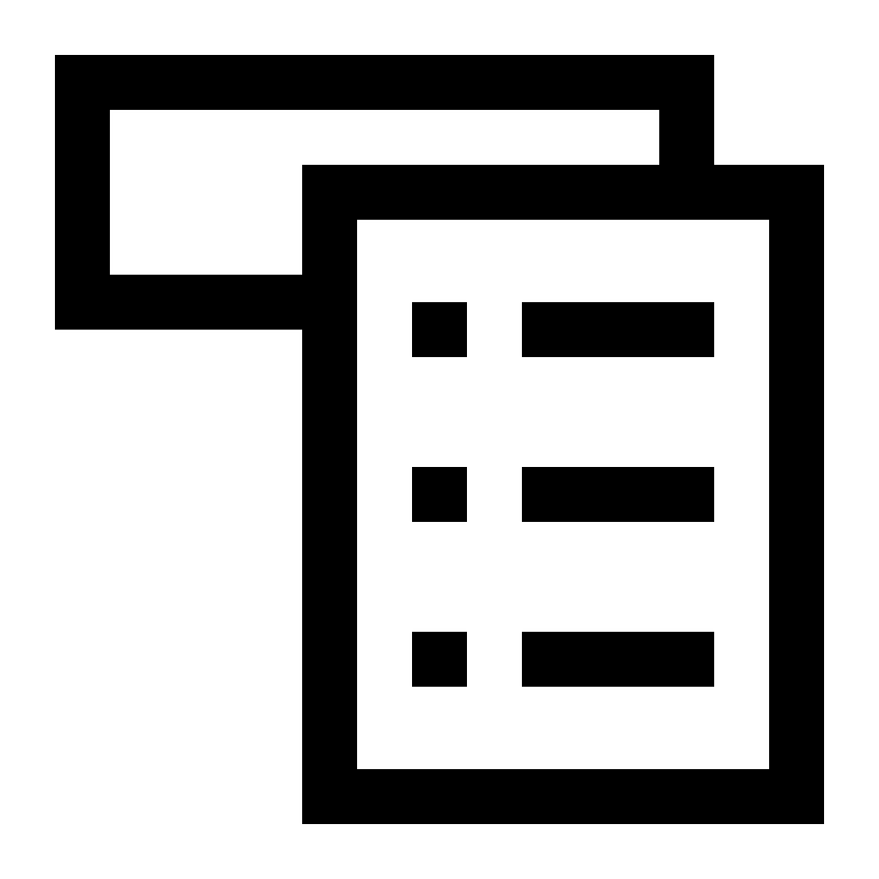 Listdropdown icon. Free download transparent .PNG Creazilla