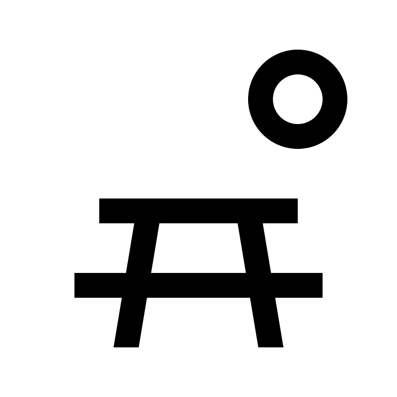 Picnicarea icon. Free download transparent .PNG Creazilla