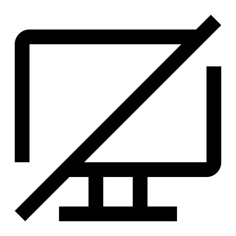 Screenoff icon. Free download transparent .PNG Creazilla