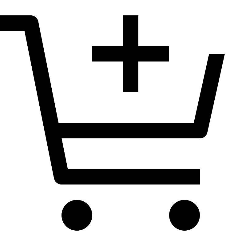 Shoppingcartplus icon. Free download transparent .PNG Creazilla