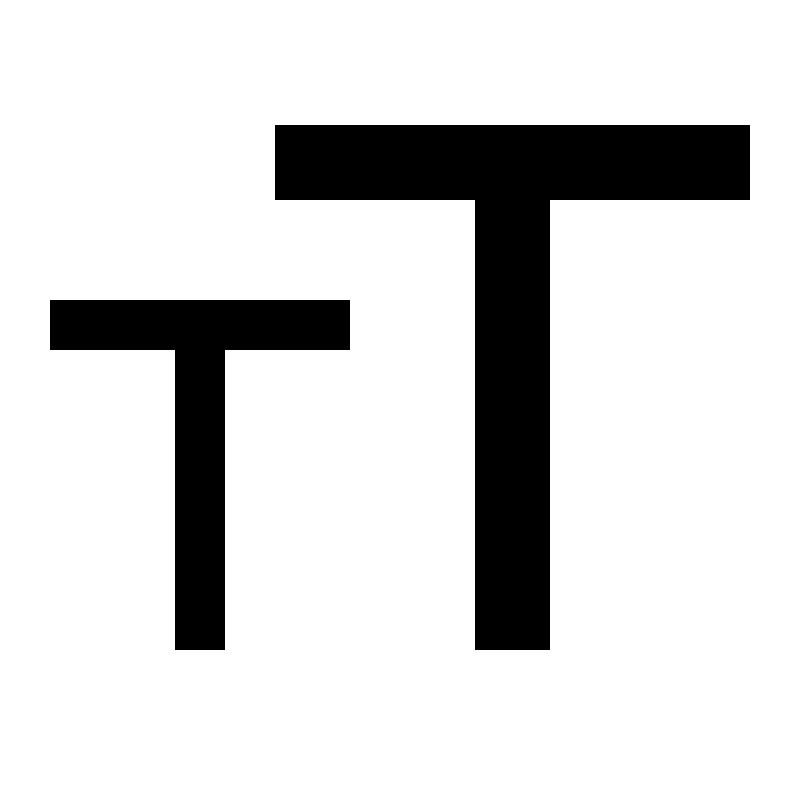 Textscale icon. Free download transparent .PNG Creazilla