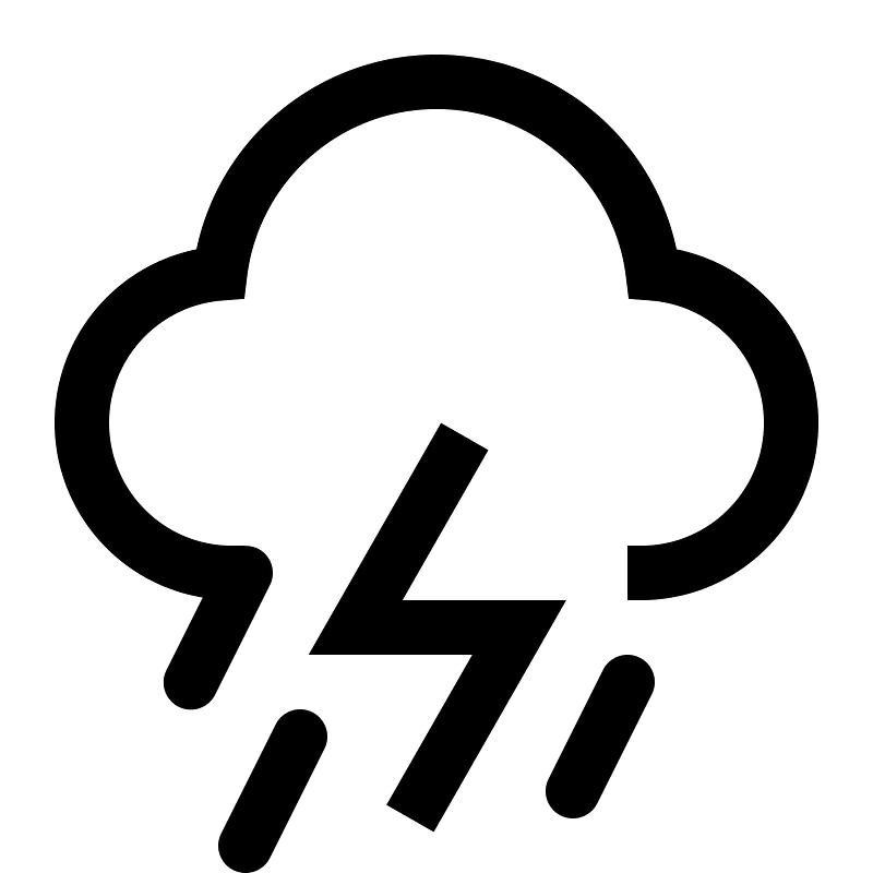 Thunderstormstrong icon. Free download transparent .PNG Creazilla