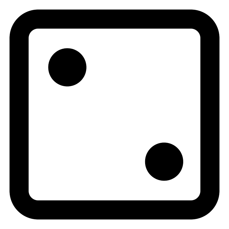 Dice icon. Free download transparent .PNG Creazilla