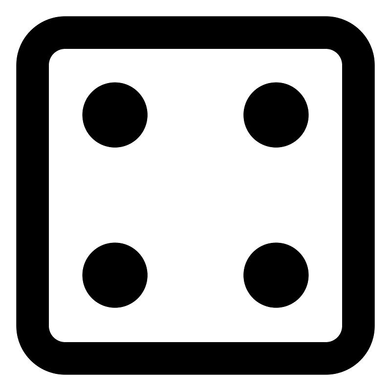 Dice icon. Free download transparent .PNG Creazilla
