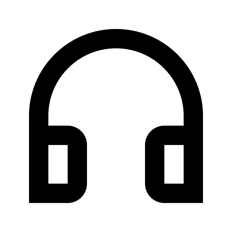 Headset icon. Free download transparent .PNG Creazilla