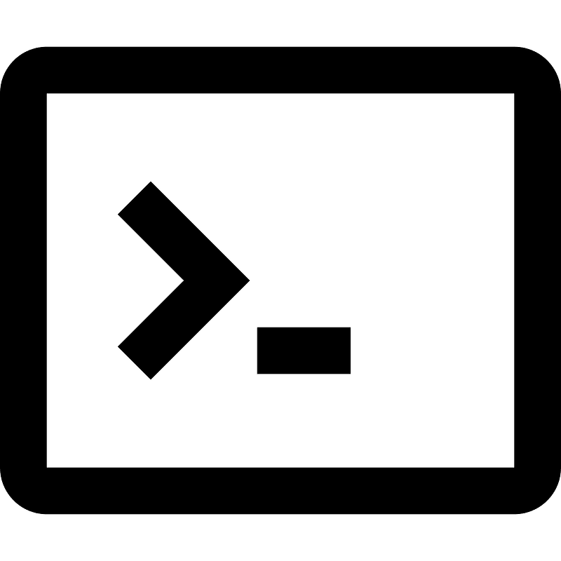 Terminal icon. Free download transparent .PNG | Creazilla