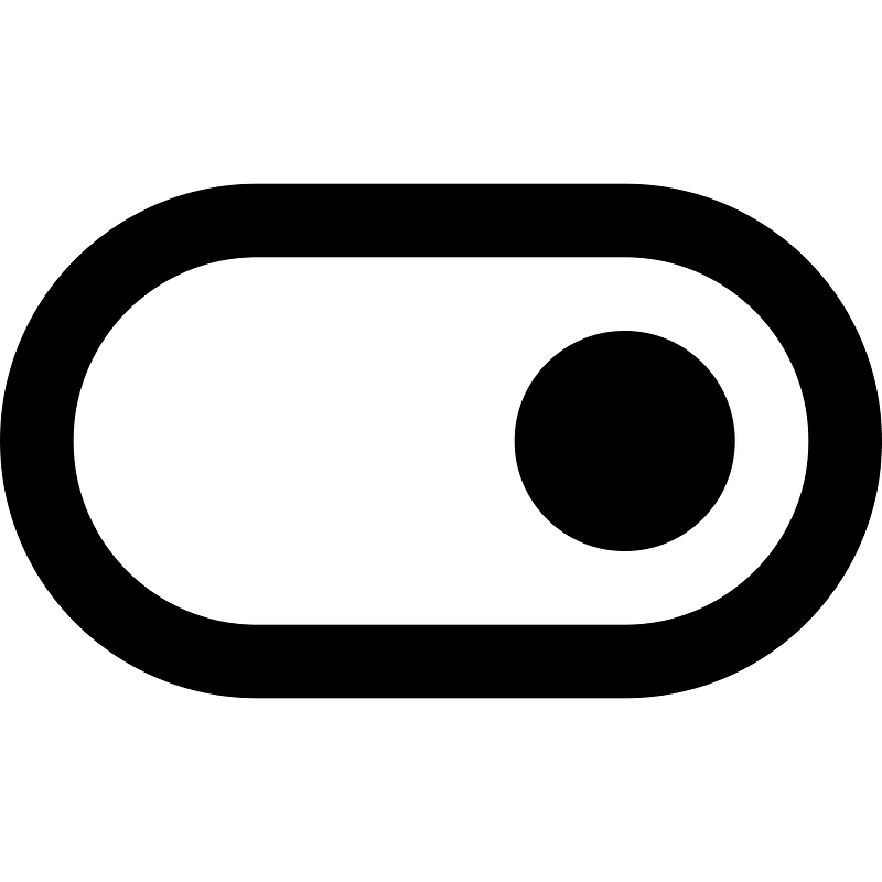 Toggle-off icon. Free download transparent .PNG | Creazilla