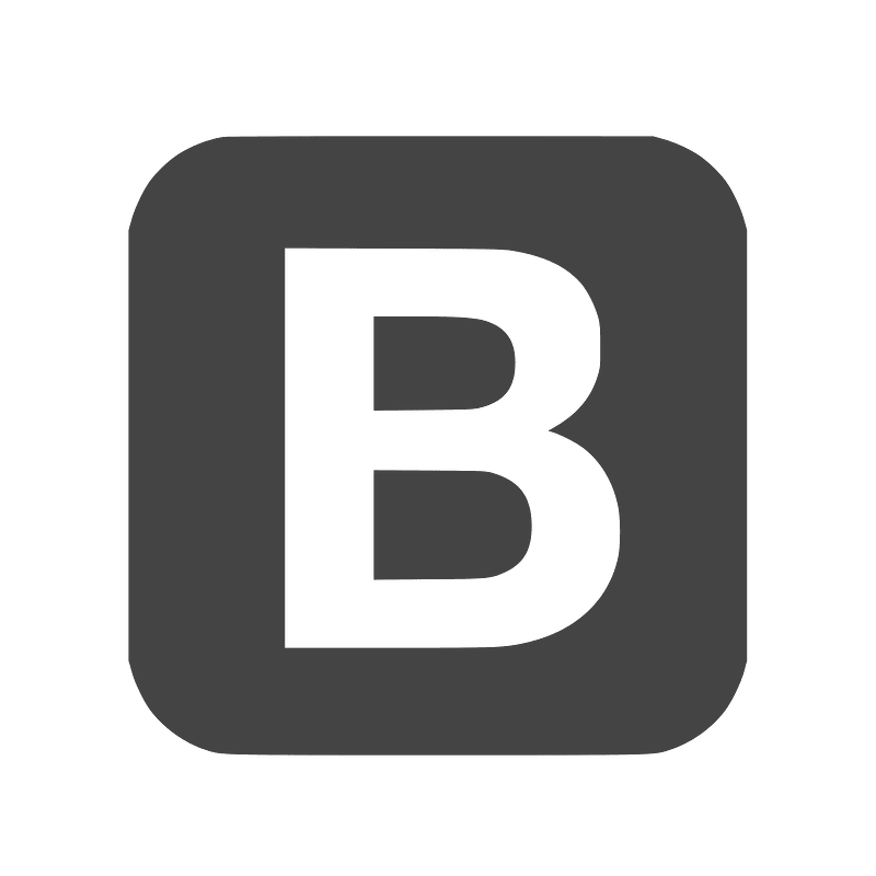 Bootstrap icon. Free download transparent .PNG Creazilla