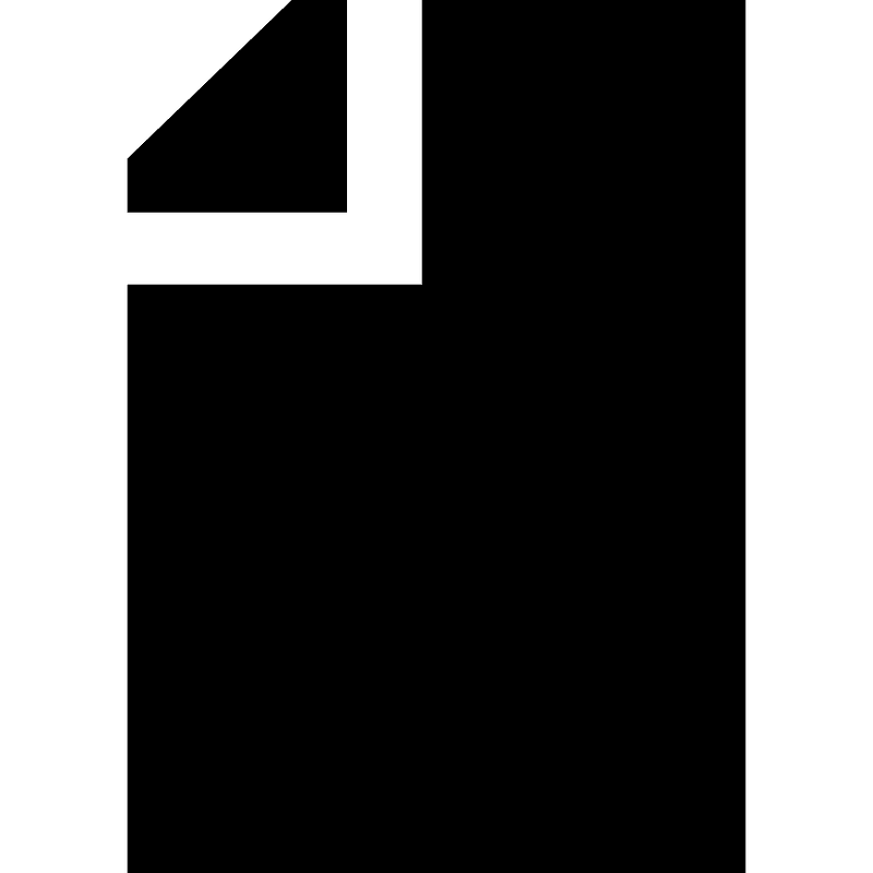 New file black icon. Free download transparent .PNG Creazilla