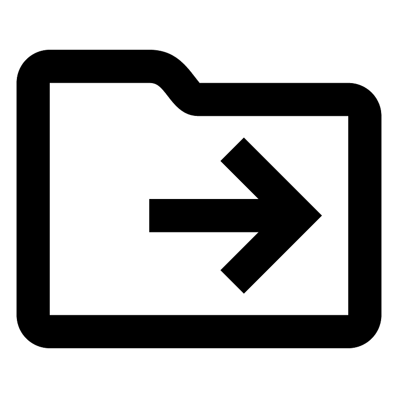 Folderarrow icon. Free download transparent .PNG Creazilla