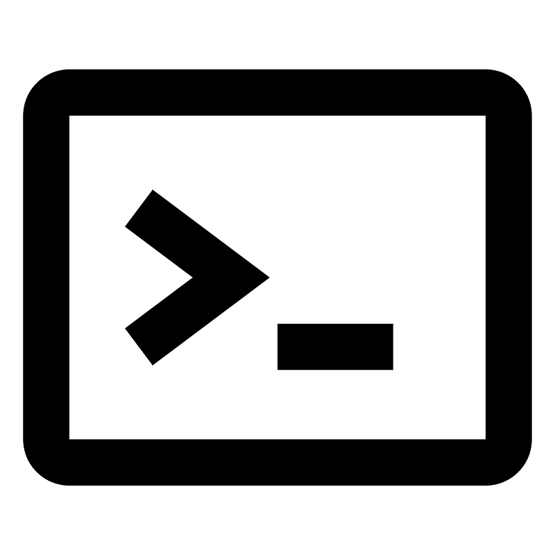 Terminal icon. Free download transparent .PNG | Creazilla