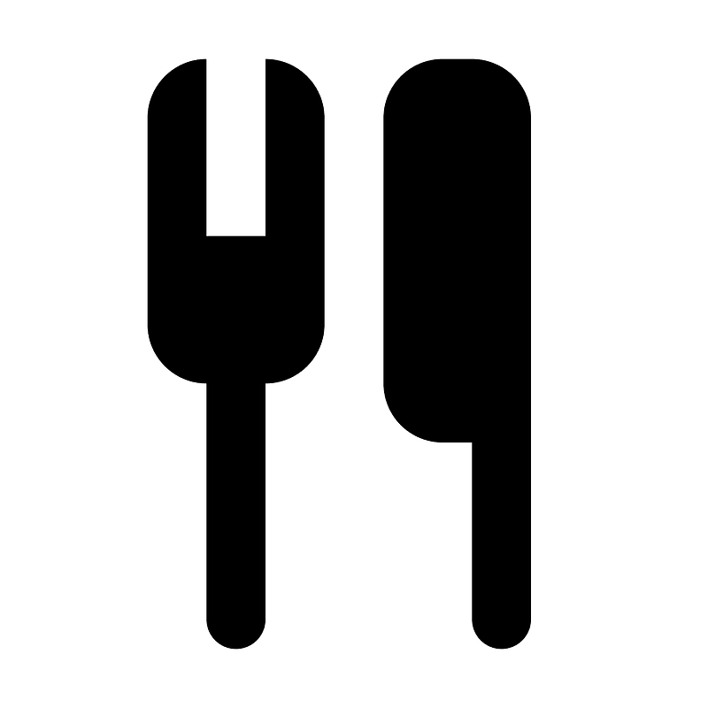 Cutlery icon. Free download transparent .PNG Creazilla