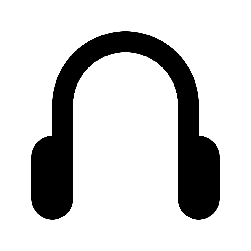 Headphone icon. Free download transparent .PNG Creazilla