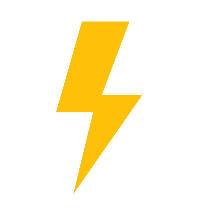 Flash on icon. Free download transparent .PNG Creazilla