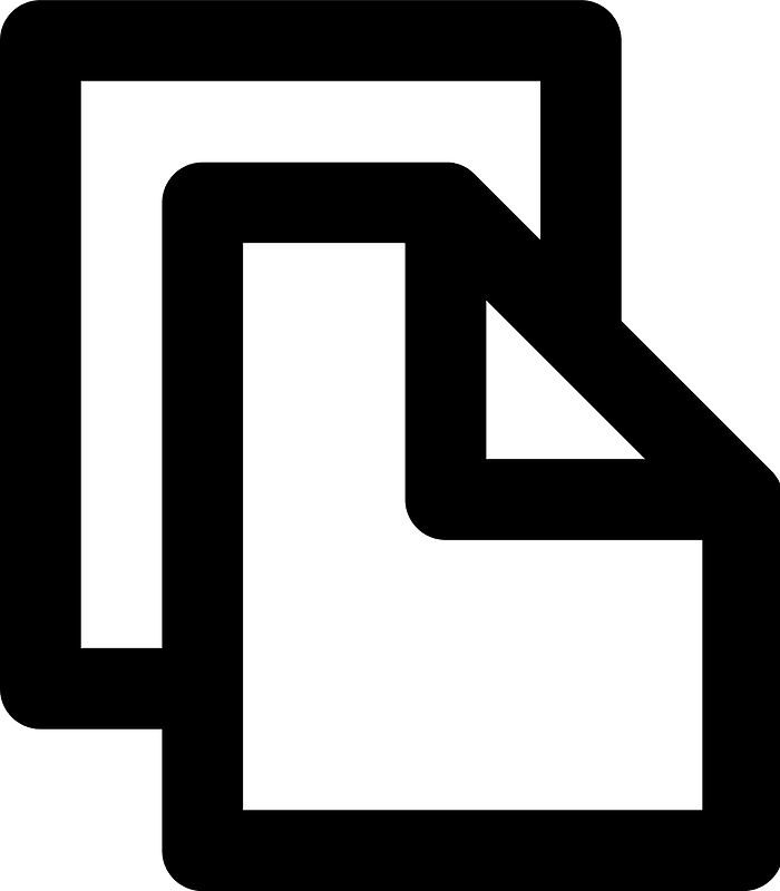 Copy icon. Free download transparent .PNG | Creazilla
