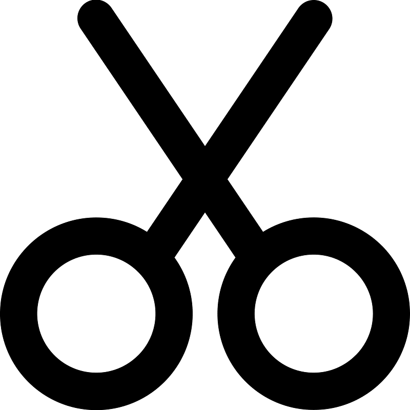 Scissors icon. Free download transparent .PNG Creazilla