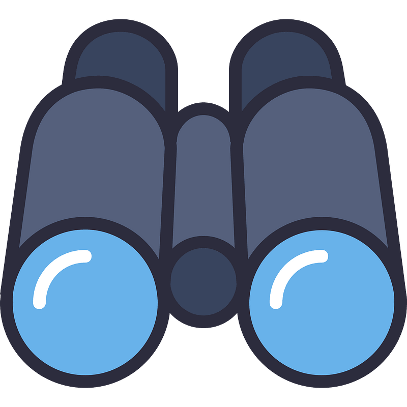 Binocularoutlinefilled icon. Free download transparent .PNG Creazilla