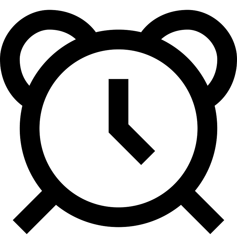 Alarm icon. Free download transparent .PNG Creazilla