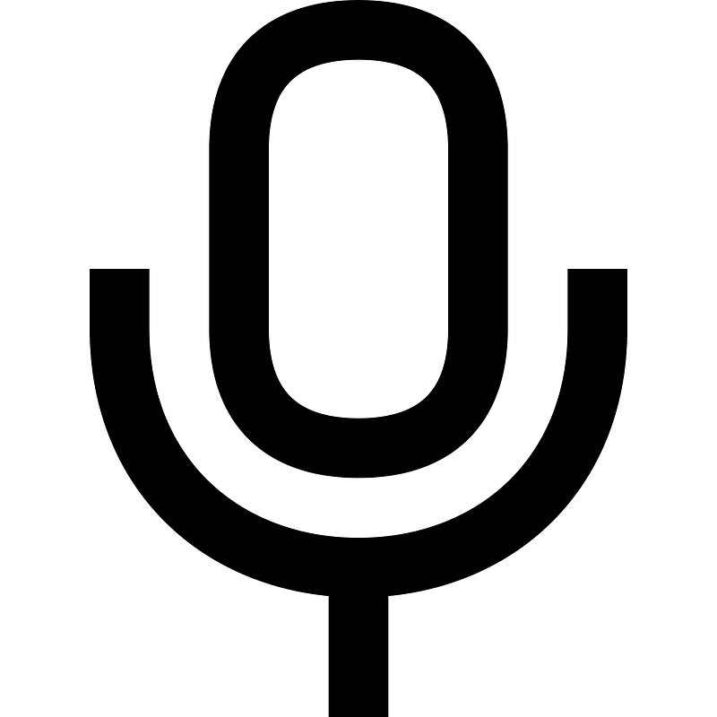 Microphone icon. Free download transparent .PNG Creazilla