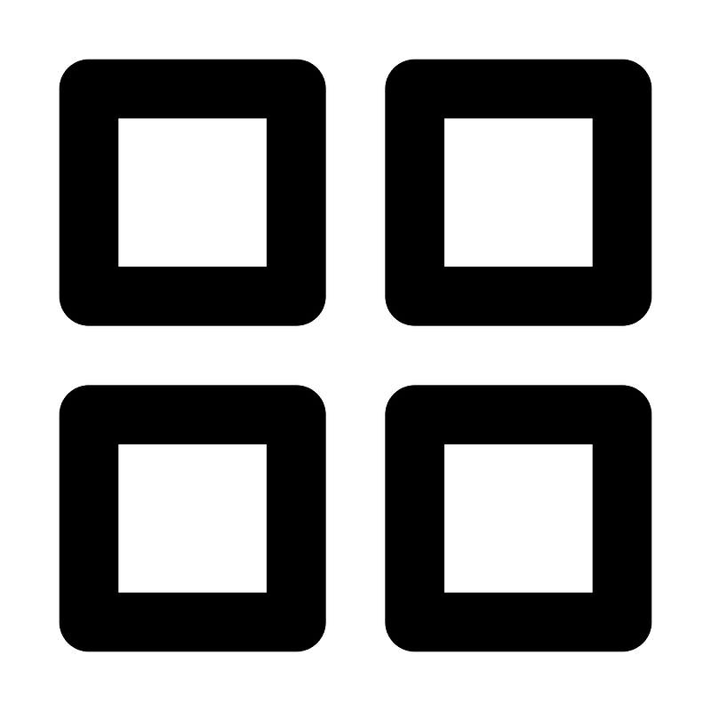 Grid icon. Free download transparent .PNG | Creazilla