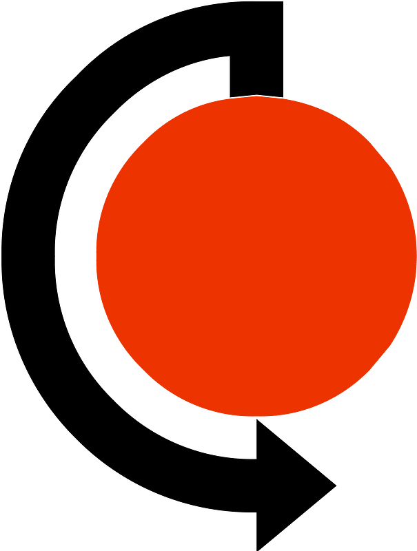 Mono ui button 02073 joystick counter clockwise icon. Free download