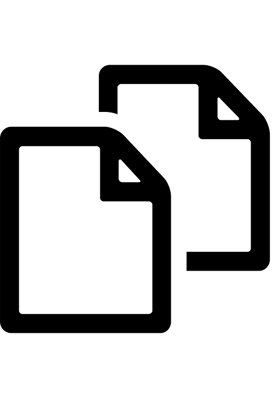 Copy icon. Free download transparent .PNG | Creazilla